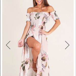 Floral maxi dress from Showpo